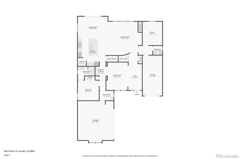 Floorplan - 9601 Eldora St, Arvada, CO 80007 photo 1 of 3