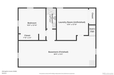 Floorplan - 6348 Ingalls St, Arvada, CO 80003 photo 1 of 3