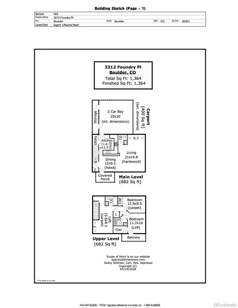 Floorplan - 3212 Foundry Pl, Boulder, CO 80301 photo 1 of 1