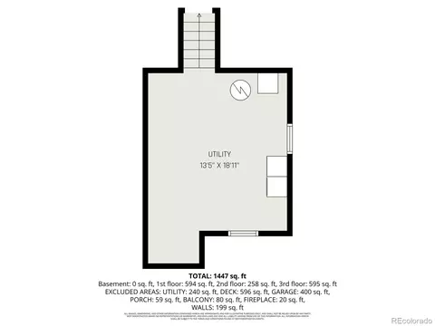 Floorplan - 4734 S Taft Ct, Morrison, CO 80465 photo 4 of 5