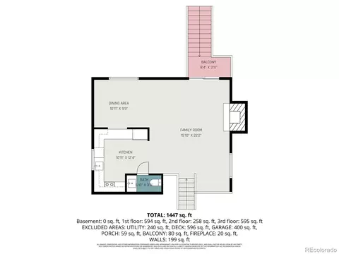 Floorplan - 4734 S Taft Ct, Morrison, CO 80465 photo 1 of 5