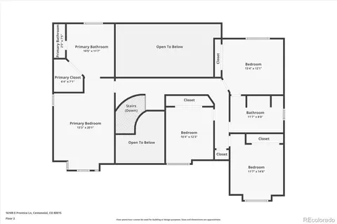 Floorplan - 16189 E Prentice Ln, Centennial, CO 80015 photo 2 of 3