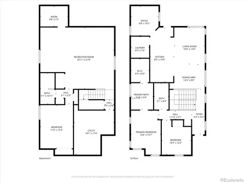 Floorplan - 8128 E 22nd Ave, Denver, CO 80238 photo 1 of 1