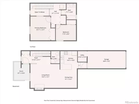 Floorplan - 8417 Everett Way #B, Arvada, CO 80005 photo 1 of 1