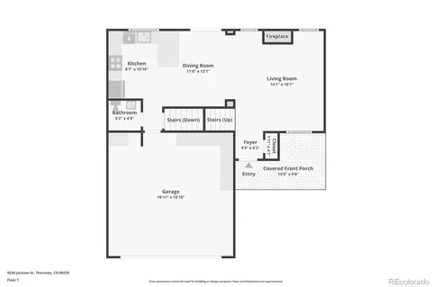 Floorplan - 9220 Jackson St, Thornton, CO 80229 photo 1 of 3