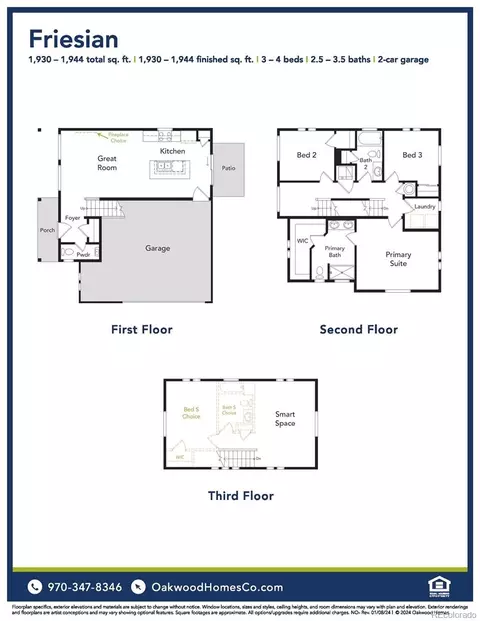 Floorplan - 22052 E 38th Pl, Aurora, CO 80019 photo 1 of 1