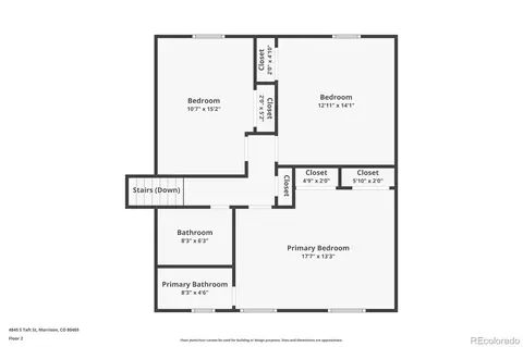 Floorplan - 4845 S Taft St, Morrison, CO 80465 photo 3 of 3