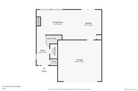 Floorplan - 19147 E 54th Pl, Denver, CO 80249 photo 2 of 3