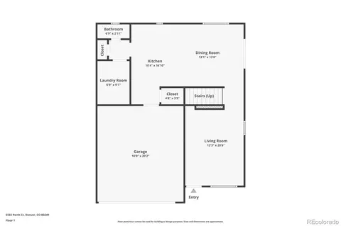 Floorplan - 5555 Perth Ct, Denver, CO 80249 photo 2 of 3