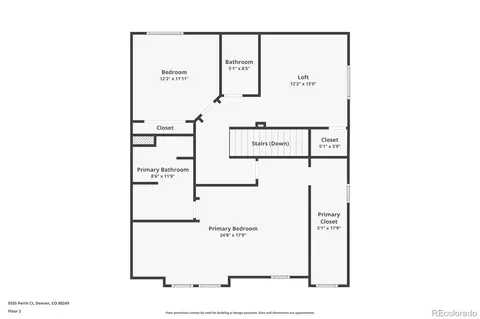 Floorplan - 5555 Perth Ct, Denver, CO 80249 photo 1 of 3
