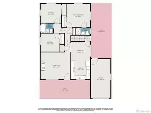 Floorplan - 6676 S Kit Carson St, Centennial, CO 80121 photo 1 of 2