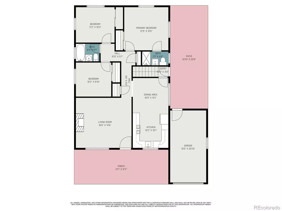 Floorplan - 6676 S Kit Carson St, Centennial, CO 80121 photo 1 of 2