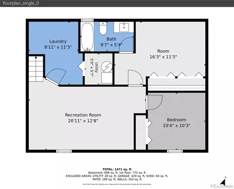 Floorplan - 3513 E 117th Pl, Denver, CO 80233 photo 2 of 3