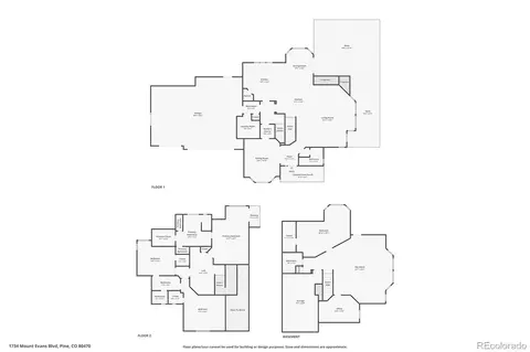 Floorplan - 1734 Mount Evans Blvd, Pine, CO 80470 photo 1 of 1