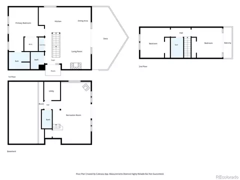 Floorplan - 6476 High Dr, Morrison, CO 80465 photo 3 of 3