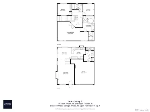 Floorplan - 20000 Mitchell Pl #2, Denver, CO 80249 photo 1 of 3