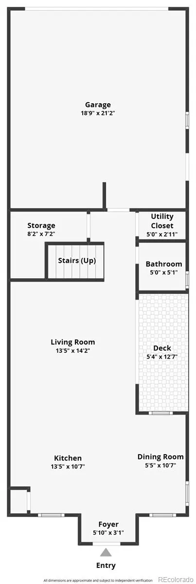 Floorplan - 23642 E 5th Dr, Aurora, CO 80018 photo 2 of 2