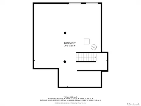 Floorplan - 12860 E Dickensen Pl, Aurora, CO 80014 photo 1 of 4