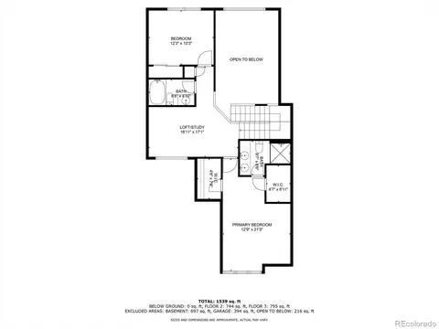 Floorplan - 12860 E Dickensen Pl, Aurora, CO 80014 photo 4 of 4