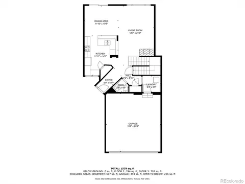 Floorplan - 12860 E Dickensen Pl, Aurora, CO 80014 photo 2 of 4