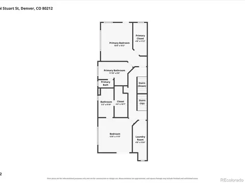 Floorplan - 4444 Stuart St, Denver, CO 80212 photo 2 of 5