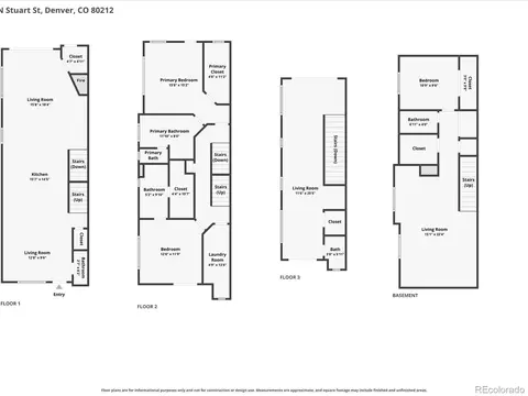 Floorplan - 4444 Stuart St, Denver, CO 80212 photo 5 of 5