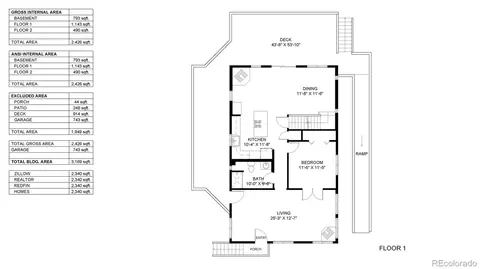 Floorplan - 92 Four Bits St, Bailey, CO 80421 photo 2 of 4