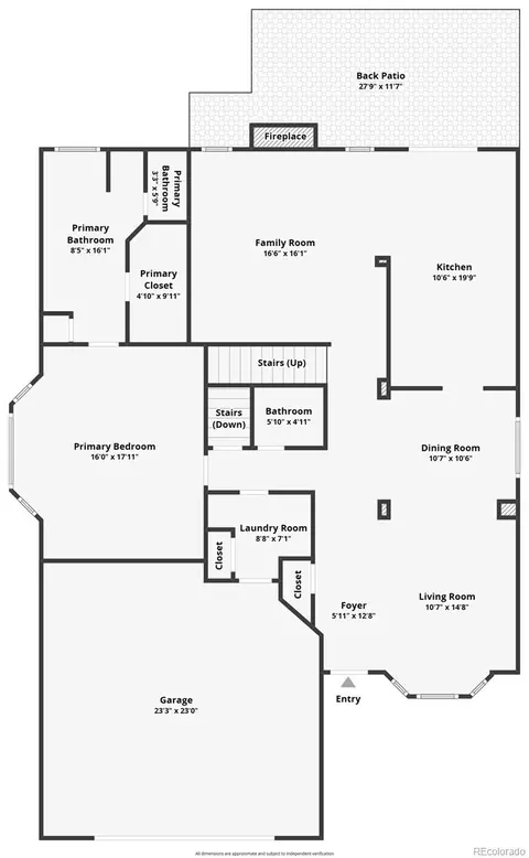 Floorplan - 20013 E Caspian Cir, Aurora, CO 80013 photo 1 of 3