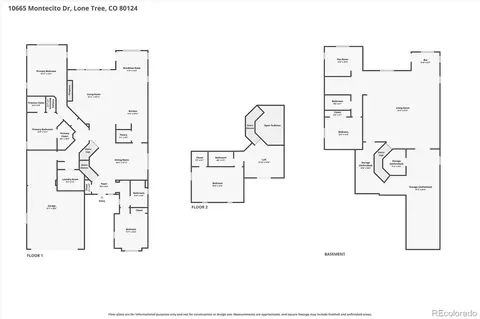 Floorplan - 10665 Montecito Dr, Lone Tree, CO 80124 photo 1 of 4