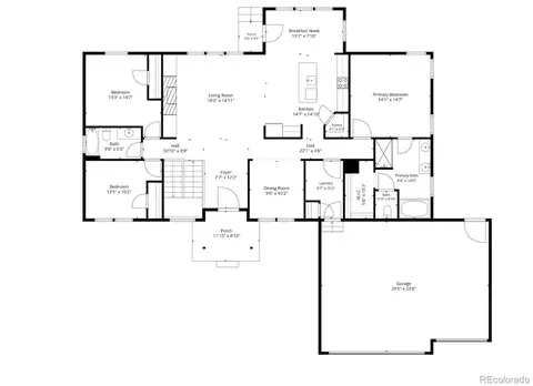 Floorplan - 15690 Atlas Loop, Peyton, CO 80831 photo 1 of 2