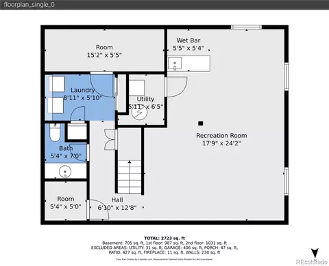 Floorplan - 6230 E Jamison Cir S, Centennial, CO 80112 photo 1 of 4