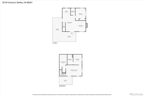 Floorplan - 55 W Crosscut, Bailey, CO 80421 photo 3 of 3