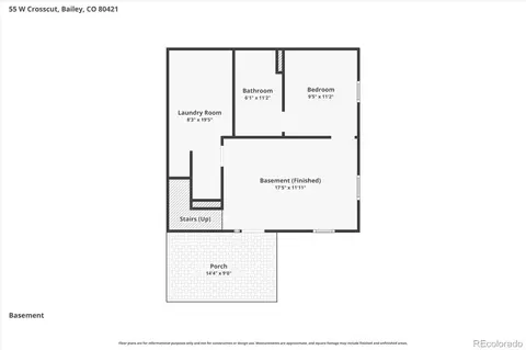 Floorplan - 55 W Crosscut, Bailey, CO 80421 photo 2 of 3