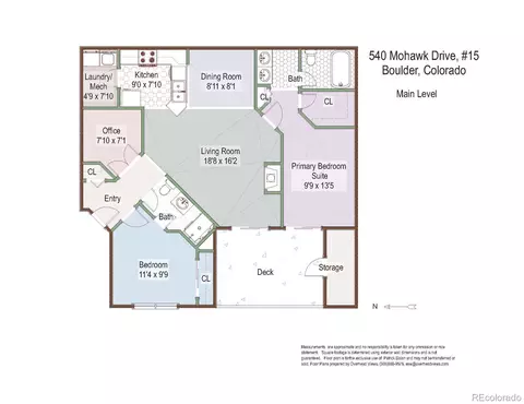 Floorplan - 540 Mohawk Dr #15, Boulder, CO 80303 photo 1 of 1