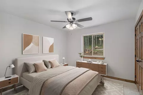 Bedroom - 68 Aspen Dr, Bailey, CO 80421 photo 6 of 7