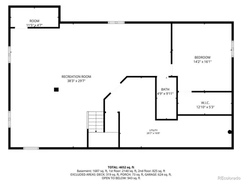 Floorplan - 7663 S Grape St, Centennial, CO 80122 photo 3 of 3