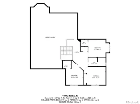 Floorplan - 7663 S Grape St, Centennial, CO 80122 photo 2 of 3
