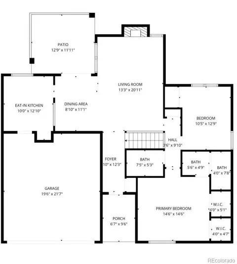 Floorplan - 14287 E Marina Dr, Aurora, CO 80014 photo 1 of 2