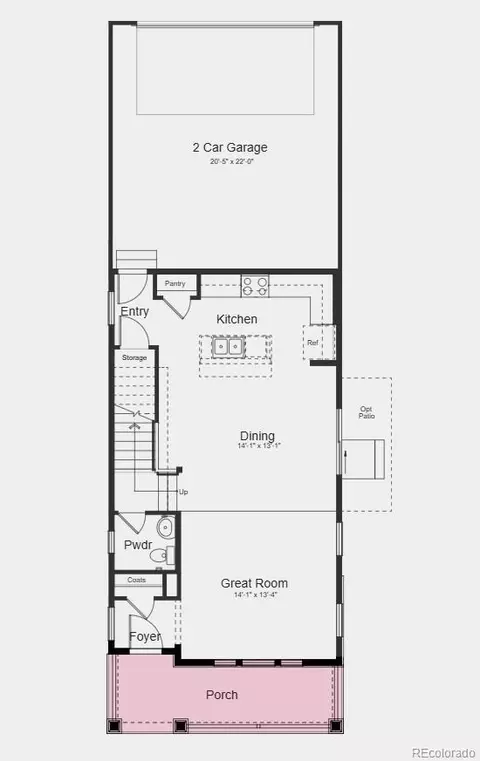 Floorplan - 23722 E 33rd Pl, Aurora, CO 80019 photo 1 of 2