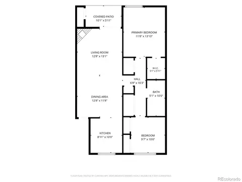 Floorplan - 418 Wright St #102, Lakewood, CO 80228 photo 1 of 1