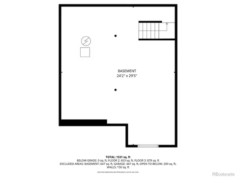 Floorplan - 8016 E Fairmount Dr, Denver, CO 80230 photo 4 of 4