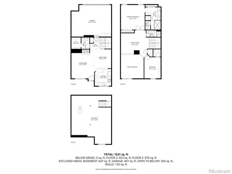 Floorplan - 8016 E Fairmount Dr, Denver, CO 80230 photo 1 of 4