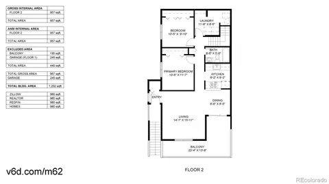Floorplan - 1800 Ionic Dr #C, Lafayette, CO 80026 photo 2 of 2