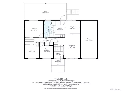Floorplan - 3390 Endicott Dr, Boulder, CO 80305 photo 2 of 3