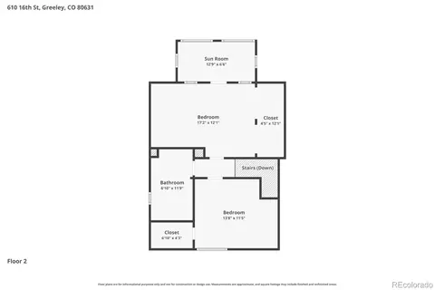 Floorplan - 610 16th St, Greeley, CO 80631 photo 3 of 3