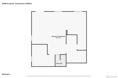 Floorplan - 20598 E Lake Dr, Centennial, CO 80016 photo 4 of 4