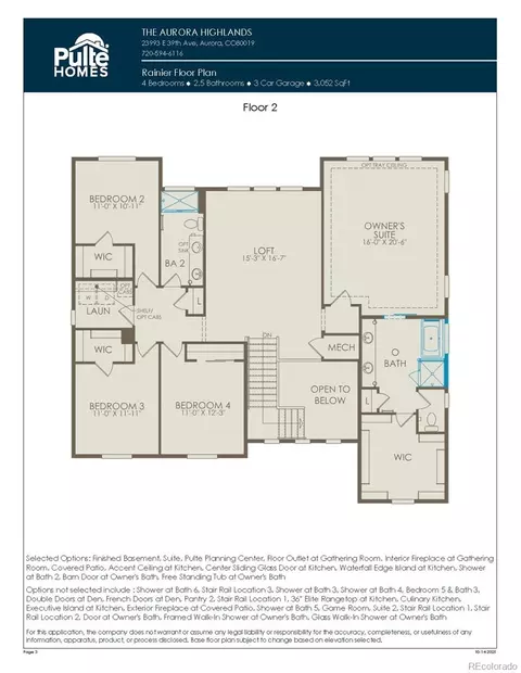 Floorplan - 24043 E 39th Ave, Aurora, CO 80019 photo 2 of 3