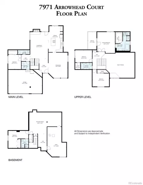 Floorplan - 7971 Arrowhead Ct, Lone Tree, CO 80124 photo 1 of 1