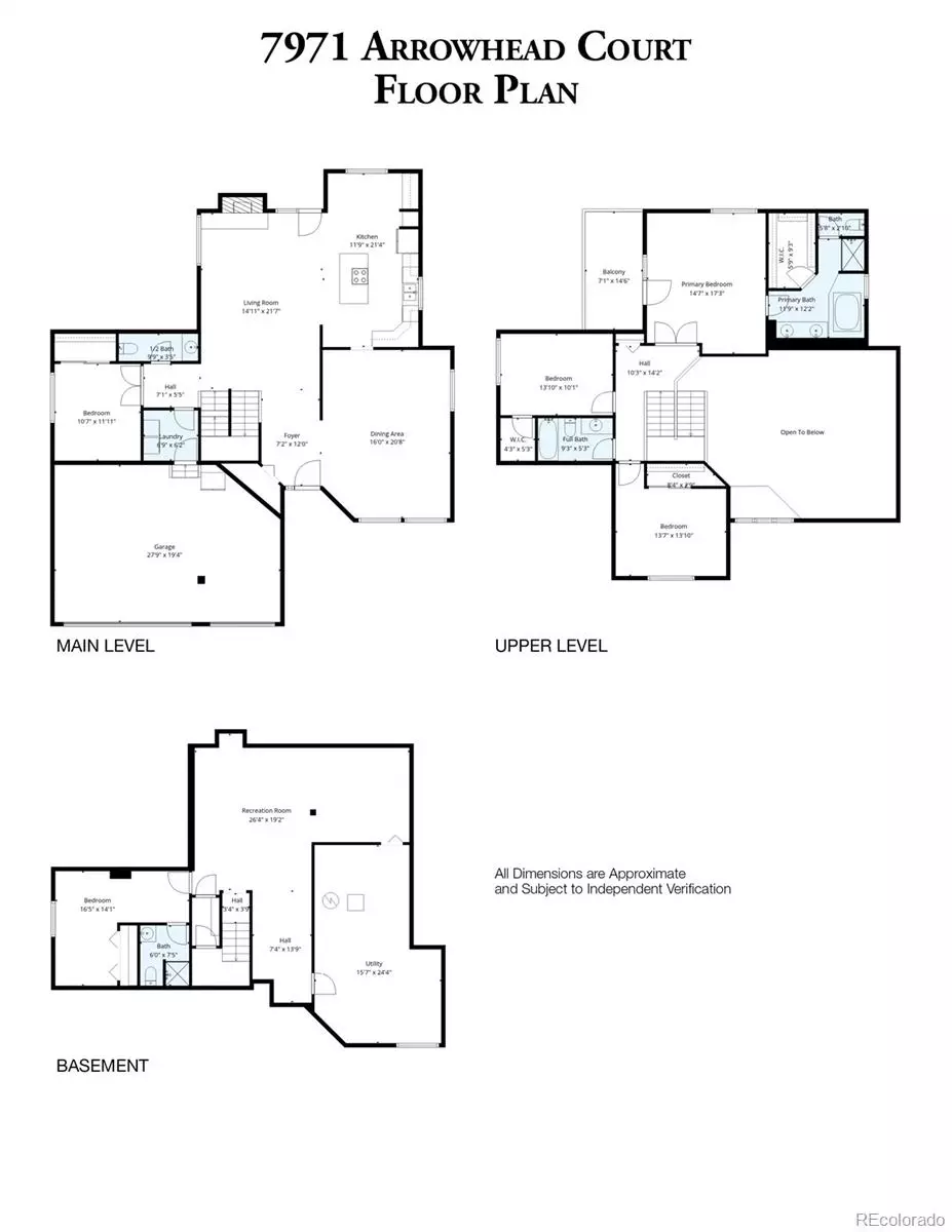 Floorplan - 7971 Arrowhead Ct, Lone Tree, CO 80124 photo 1 of 1