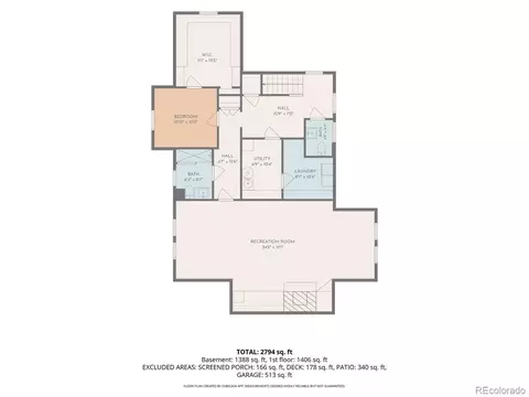 Floorplan - 1920 Ivanhoe St, Denver, CO 80220 photo 2 of 3